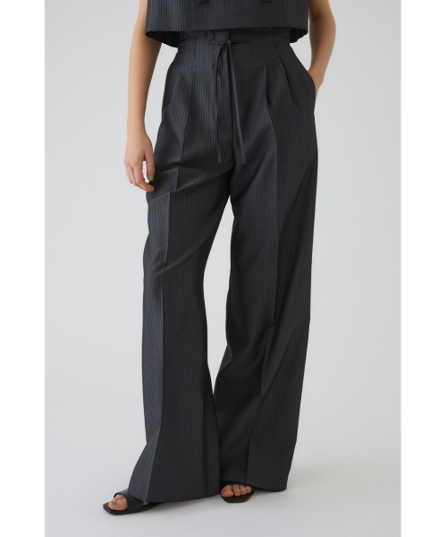 RIM.ARK スラックス パンツ Mannish high waist easy PT マニッシュ