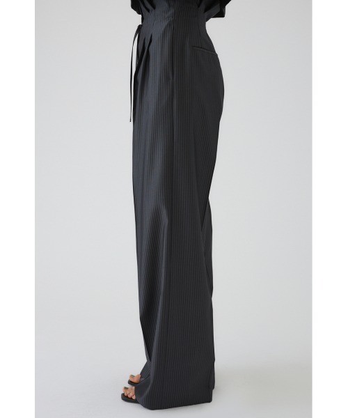 RIM.ARK スラックス パンツ Mannish high waist easy PT マニッシュ