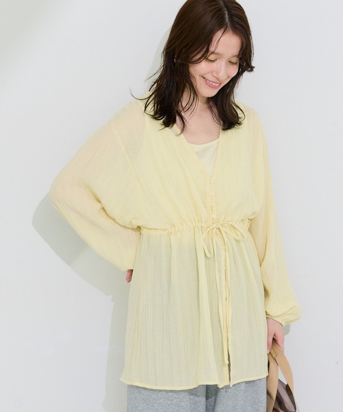Green Parks（グリーンパークス） ブラウス シャツ SET2点Vネック