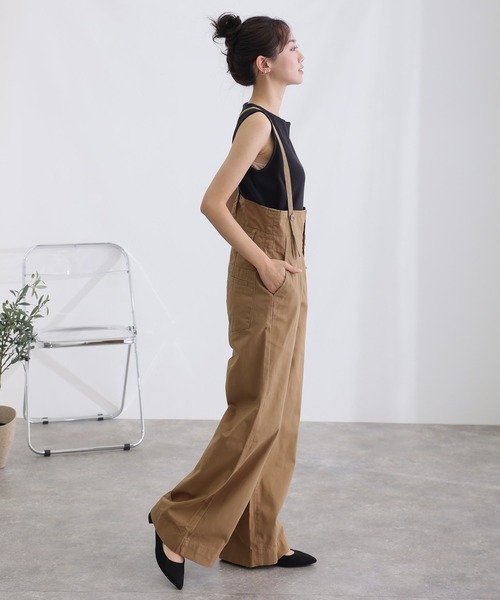 「ElegChic」 チノパンツ L ベージュ レディース_画像7