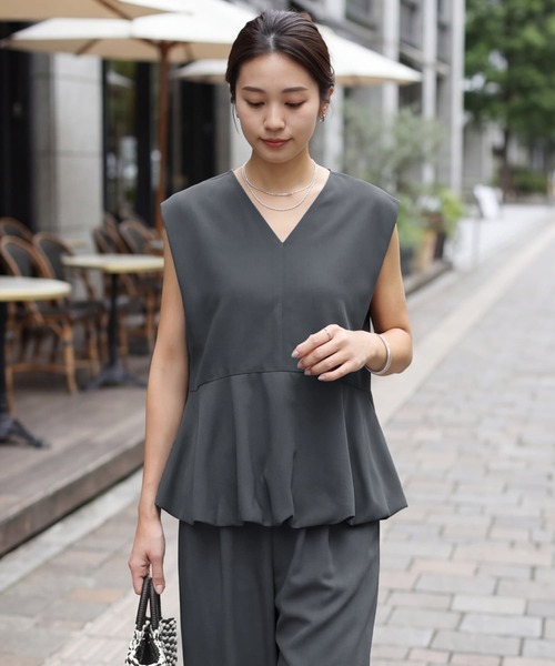 極美品 TAARA clothing セットアップ ジョガーパンツ ノースリーブ STYLE DELI（スタイルデリ） タンクトップ ノースリーブ 「selection
