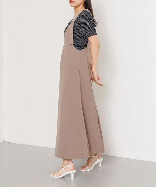 「SENSE OF PLACE by URBAN RESEARCH」 サロペットスカート ONE ベージュ レディース_画像4