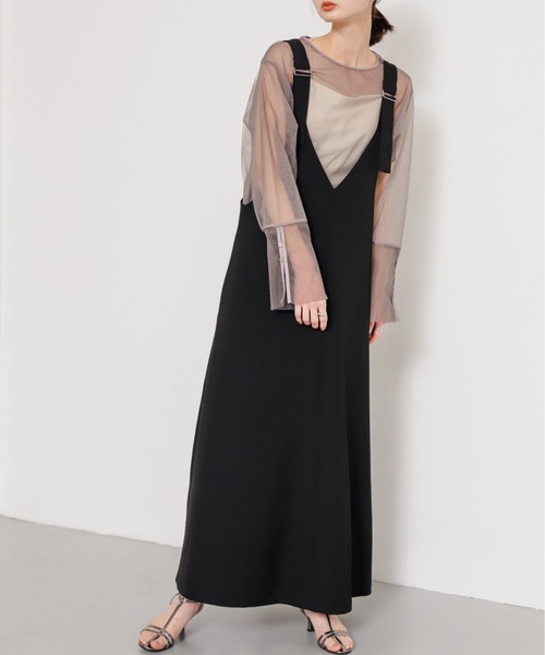 「SENSE OF PLACE by URBAN RESEARCH」 サロペットスカート ONE ベージュ レディース_画像5