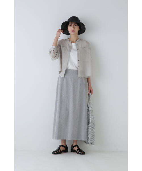 「human woman」 長袖ブラウス MEDIUM ネイビー レディース_画像3