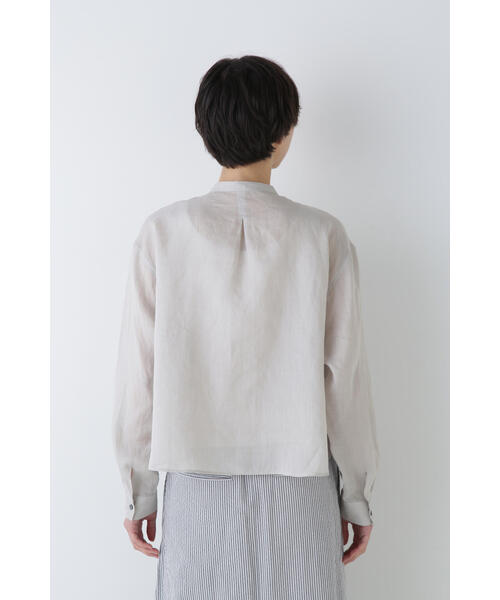 「human woman」 長袖ブラウス MEDIUM ネイビー レディース_画像6