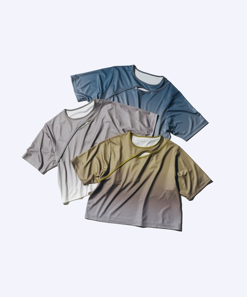 HARE（ハレ） tシャツ 半袖 フロントアキグラデーションTシャツ(HARE 