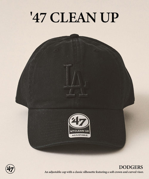 47（フォーティーセブン） キャップ 帽子 47 CLEAN UP DODGERS メンズ