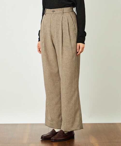 マッキントッシュフィロソフィー 接触冷感 リネン混 イージーパンツ 42(XL) MACKINTOSH PHILOSOPHY（マッキントッシュフィロソフィー） パンツ