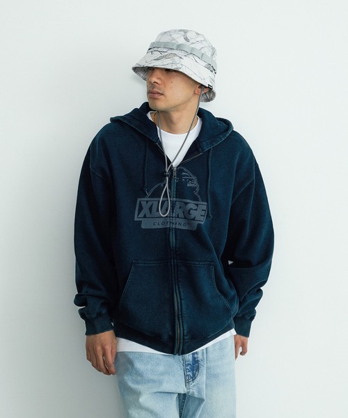 XLARGE（エクストラ ラージ） パーカー WASHED SLANTED OG ZIP HOODED