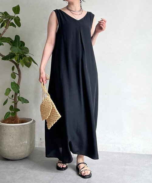 un dix cors（アンディコール） ワンピース ノースリタックワンピース