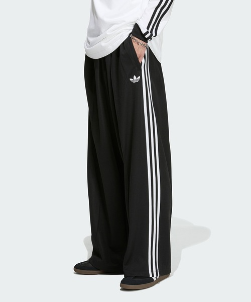 adidas（アディダス） ワイドパンツ パンツ BAGGY TRACK PANTS