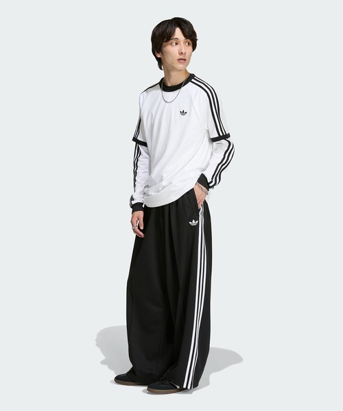adidas（アディダス） ワイドパンツ パンツ BAGGY TRACK PANTS