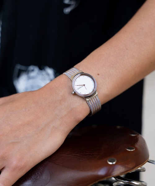 SKAGEN 腕時計 スカーゲン レディース アナログ ステンレス