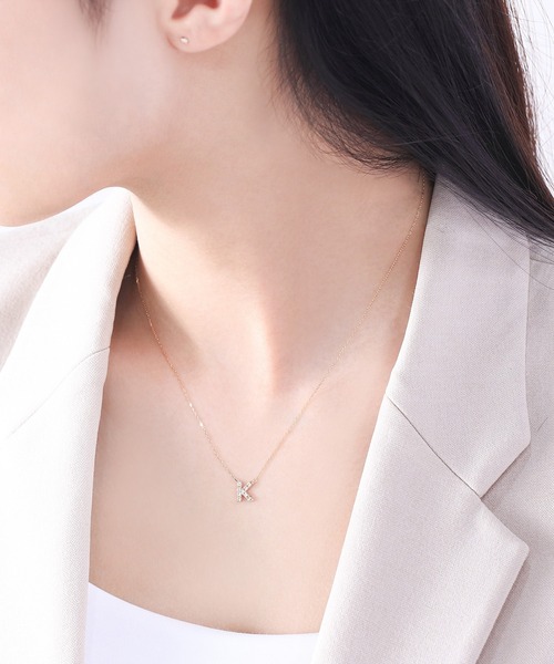 ESTELLE ネックレス K10 イエローゴールド ダイヤモンド
