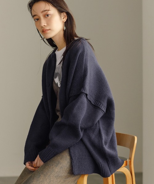 ■美品◆アダムエロペ◆袖取り外し可能♡マルチウェイニットGR ADAM ET ROPE'（アダムエロペ）の「【袖取り外し可能】マルチ