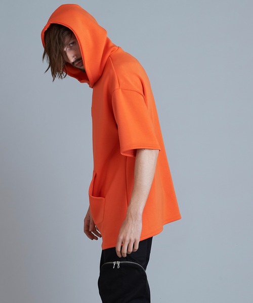 NO ID.（ノーアイディー） パーカー 「NO ID.」Emboss Print Big Parka