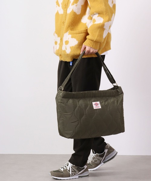 Ree&Mee ショルダーバッグ キルティング Wジップ 大型 ショルダー