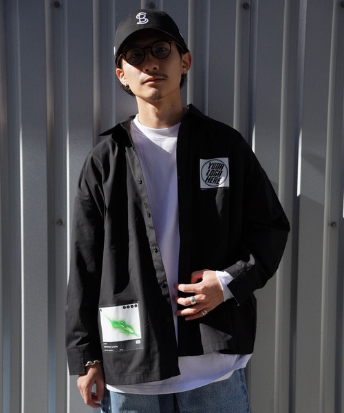 ADANS シャツ ADANS/アダンス/長袖シャツ メンズ レディース