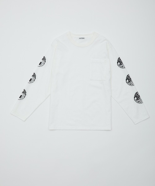 tシャツ 「AUTHEN」オーセン/ オーガニックコットンLS ポケットTシャツ レディース メンズ AUTHEN tシャツ 「AUTHEN」オーセン/ オーガニックコットンLS