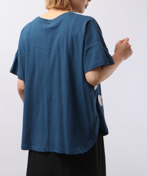 Emago tシャツ EMAGO フルーツバスケット刺繍半袖Tシャツ
