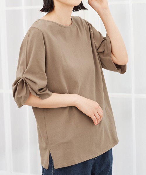 Viola e Viola（ヴィオラ エ ヴィオラ） tシャツ 半袖 綿100％袖