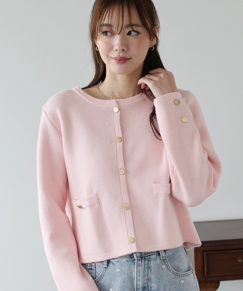 BLUEEAST（ブルーイースト） カーディガン 「新色追加」金ボタンノー