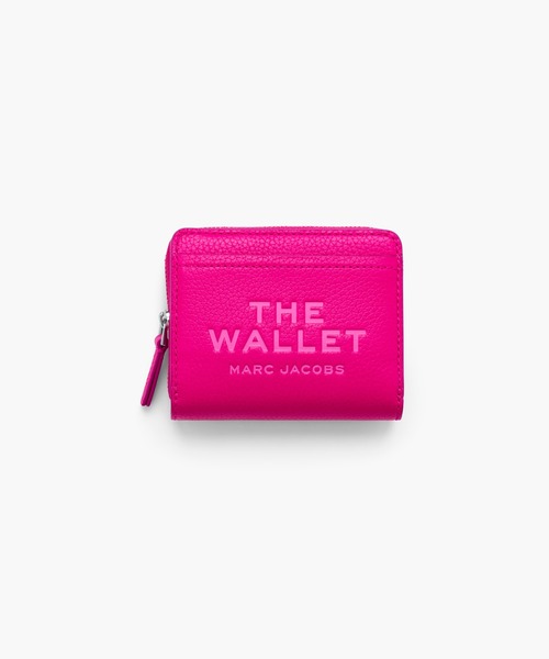 未使用級　マークジェイコブス　二つ折り財布　ザ　レザーミニコンパクトウォレット MARC JACOBS（マーク・ジェイコブス） 財布 THE LEATHER MINI COMPACT