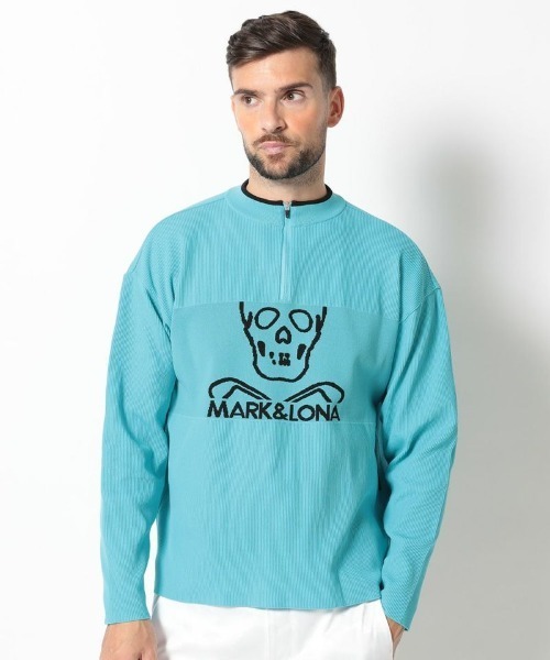 MARK&LONA - MARK＆LONA セーター メンズ MARK&LONA セーター ニット Pave Zip Neck Knit | MEN メンズ