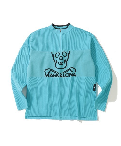MARK&LONA セーター ニット Pave Zip Neck Knit | MEN メンズ