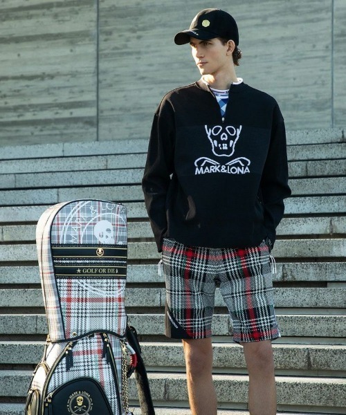 MARK AND LONA メンズセーター MARK&LONA セーター ニット Pave Zip Neck Knit | MEN メンズ