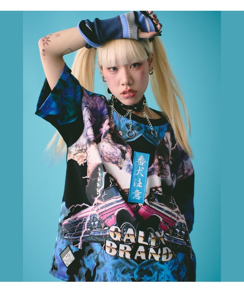 GALFY ガルフィー 半袖Tシャツ GALFY tシャツ GALFY（ガルフィー）番犬Tシャツ/半袖プリントT