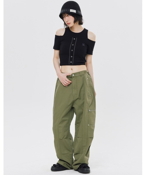 ニット セーター A'GEM/9 × .kom 「ROMANTIC CROWN/ロマンティック クラウン」 OFF SHOULDER KNIT/オフシ ROMANTIC CROWN ニット セーター A'GEM/9 × .kom 「ROMANTIC