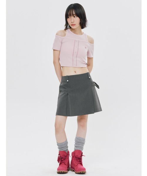 ニット セーター A'GEM/9 × .kom 「ROMANTIC CROWN/ロマンティック クラウン」 OFF SHOULDER KNIT/オフシ ROMANTIC CROWN ニット セーター A'GEM/9 × .kom 「ROMANTIC