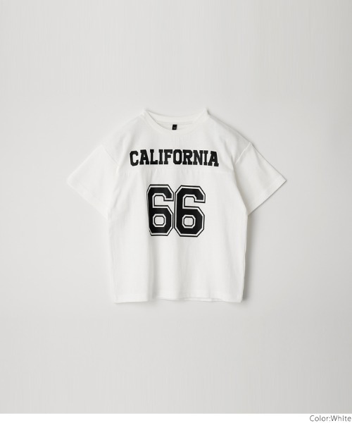 女の子 キッズ Tシャツ X-girl Stages tシャツ キラッキーウォーターギミック半袖T