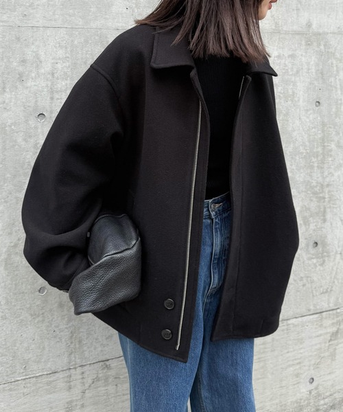 コート アウター ビッグシルエットミドルコート レディース : ZOZOTOWN