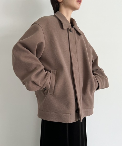 コート アウター ビッグシルエットミドルコート レディース : ZOZOTOWN