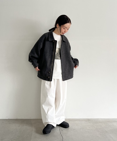 コート アウター ビッグシルエットミドルコート レディース : ZOZOTOWN