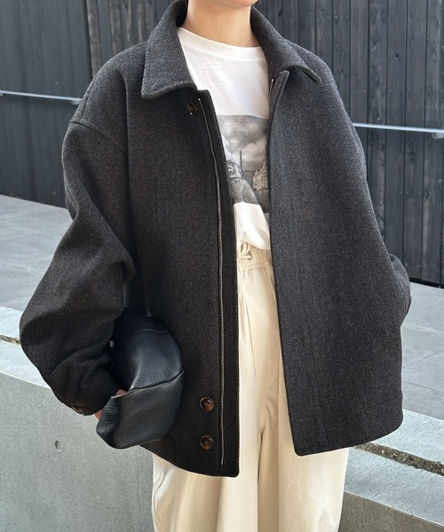 コート アウター ビッグシルエットミドルコート レディース : ZOZOTOWN