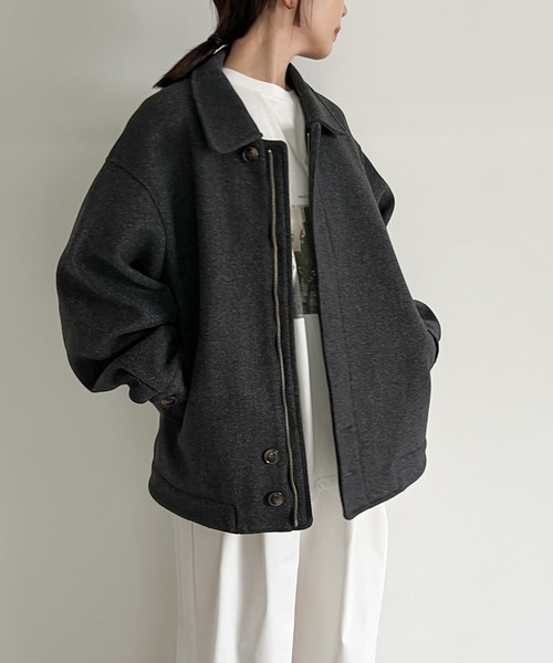 コート アウター ビッグシルエットミドルコート レディース : ZOZOTOWN