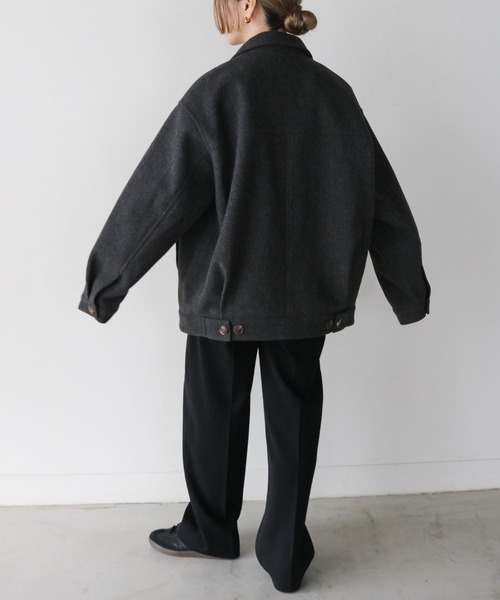 コート アウター ビッグシルエットミドルコート レディース : ZOZOTOWN