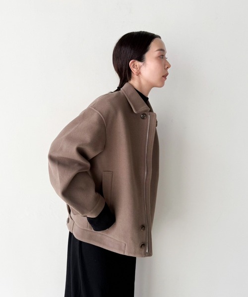 コート アウター ビッグシルエットミドルコート レディース : ZOZOTOWN
