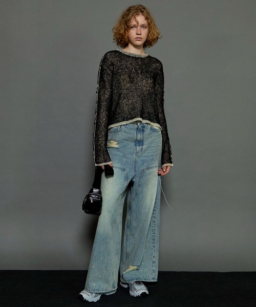 maison special リバーシブルモヘアニットプルオーバー Reversible Mohair Knit Pullover/リバーシブルモヘアニットプル