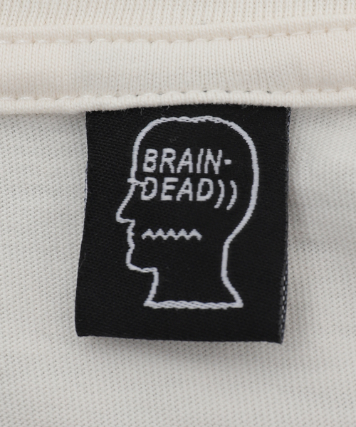 【BRAIN DEAD】ブレインデッド Moto Hiker Tee Moto Hiker T-shirt - Natural – Brain Dead
