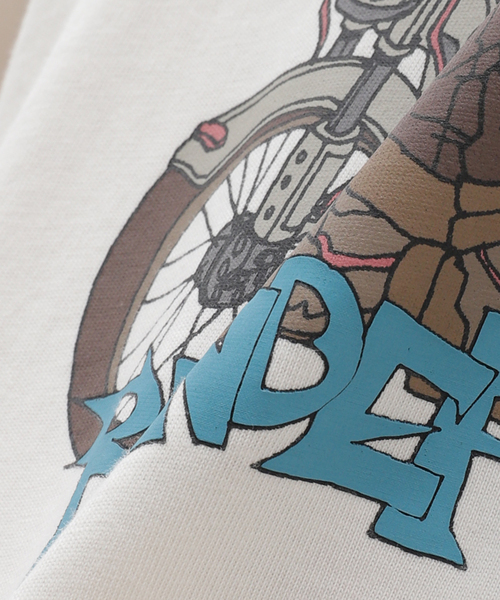 BRAIN DEAD tシャツ / MOTO HIKER T-SHIRT BDS24T00003845WH02