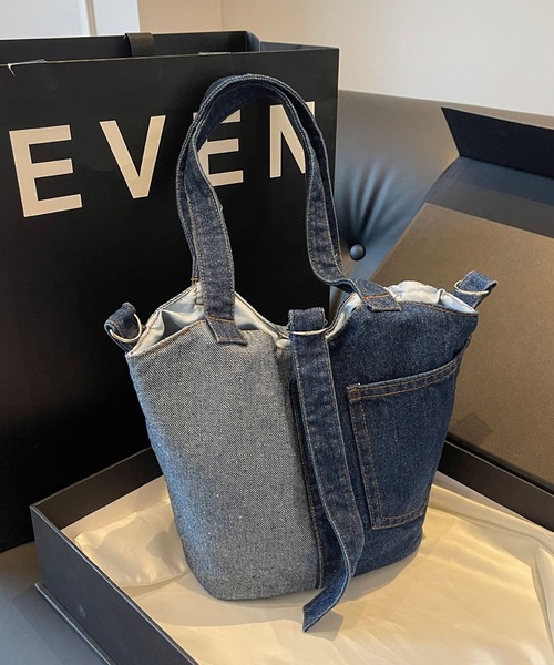  JEANS ブラックショルダーバッグ Orobianco ショルダーバッグ ジーンズ2 3L 93111 メンズ