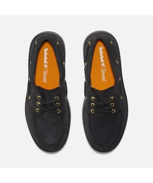 激レア黒Timberland  3-Eye デッキシューズ マルジェラ Timberland 限定モデル ティンバーランド メンズ デッキシューズ