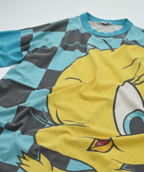 tシャツ 「ヴィンテージ古着」Loony Tune's TWEETY 両面プリント