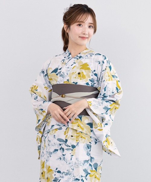 レディース浴衣 2way浴衣 セパレート浴衣 新品未使用 SOUBIEN 浴衣 2wayセパレート浴衣3点セット （上着＋ワンピース