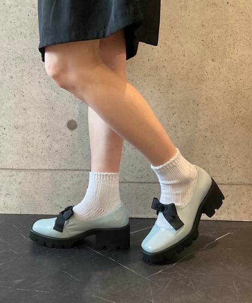 アレミス ブラックパンプス リボン付き ALL BLACK パンプス リボンパンプス : ZOZOTOWN Yahoo!店 - 通販