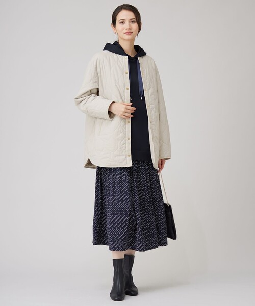 自由区（ジユウク） ジャケット ノーカラージャケット パディング